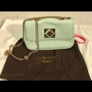 Kate spade gold chain accessory shoulder purse